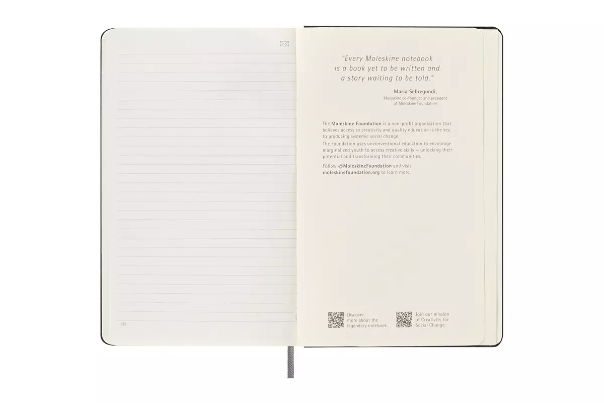 Een Moleskine Smart Notebook Ruled Hardcover Black koop je bij Moleskine.nl